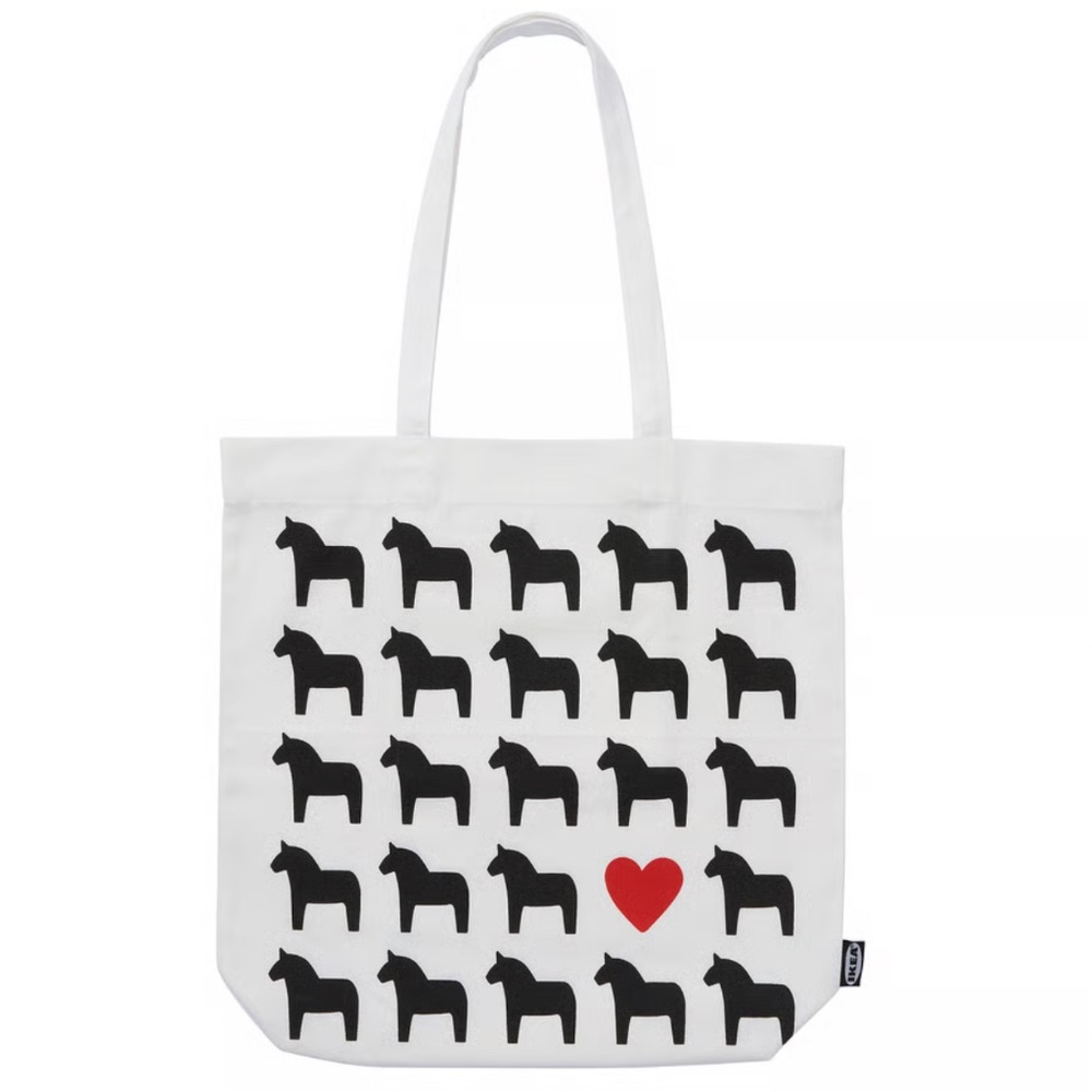 IKEA HÄSTHAGE HASTHAGE Bag, White (505.256.37) NEW